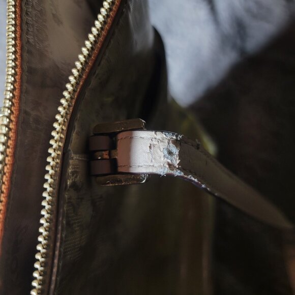 Michael Kors Metallic Gold Shoulder Bag - Picture 8 of 8